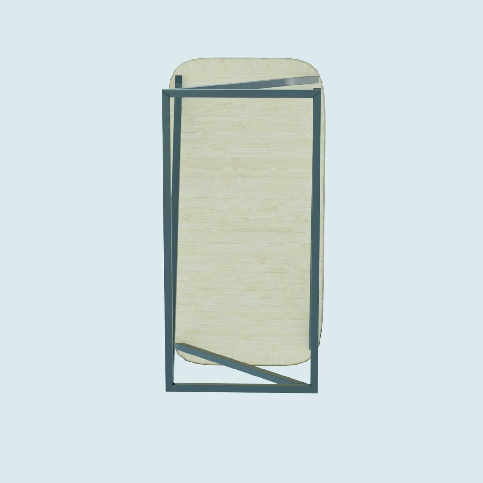 Coffee Table Wooden Broken Geometry 3D Model