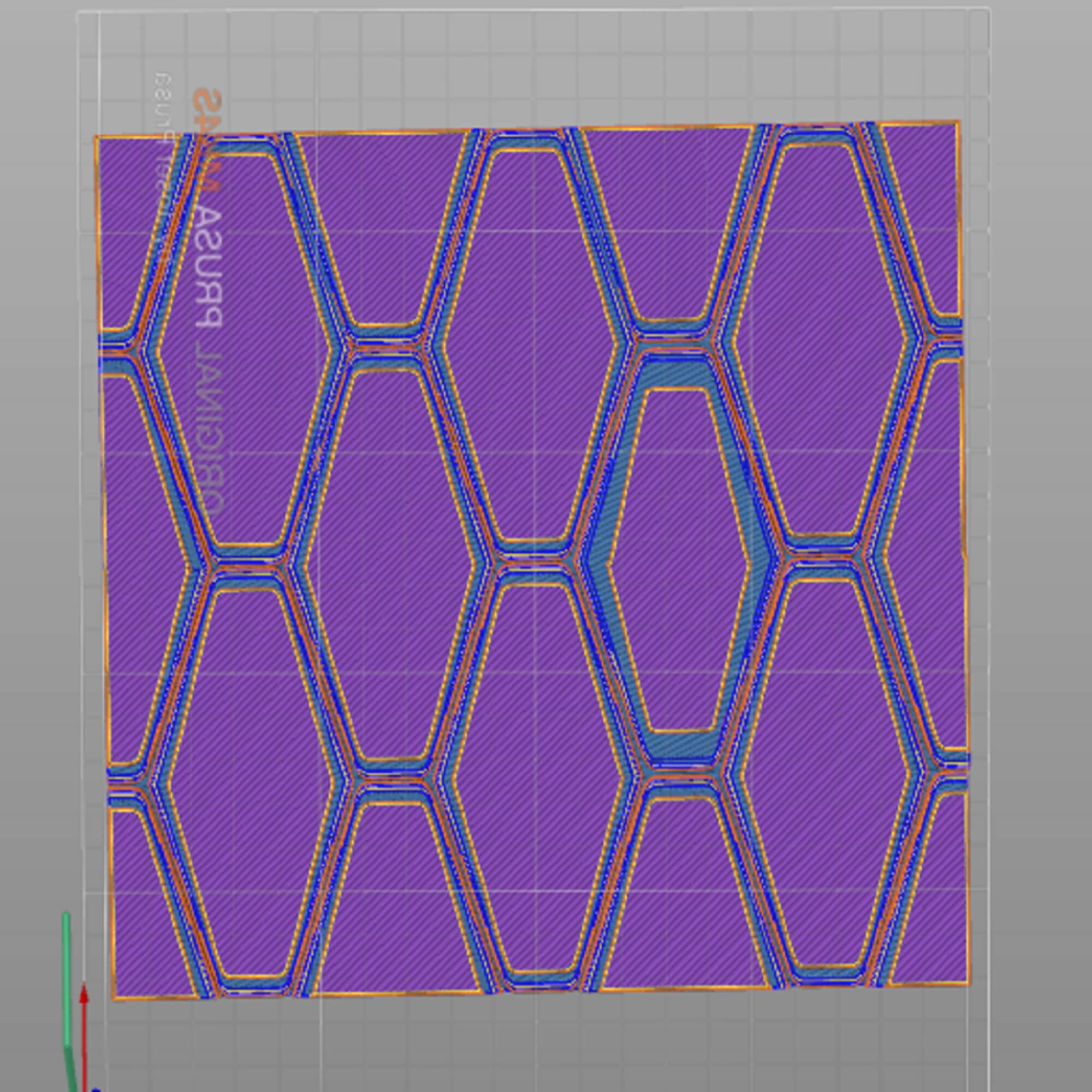 Decoration Wall Panel Large Rhombuses 3D Model