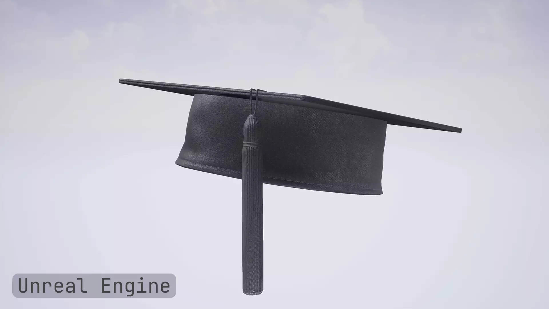 Academic Graduation Hat Mortarboard Low Poly PBR 3D Model 3D Model