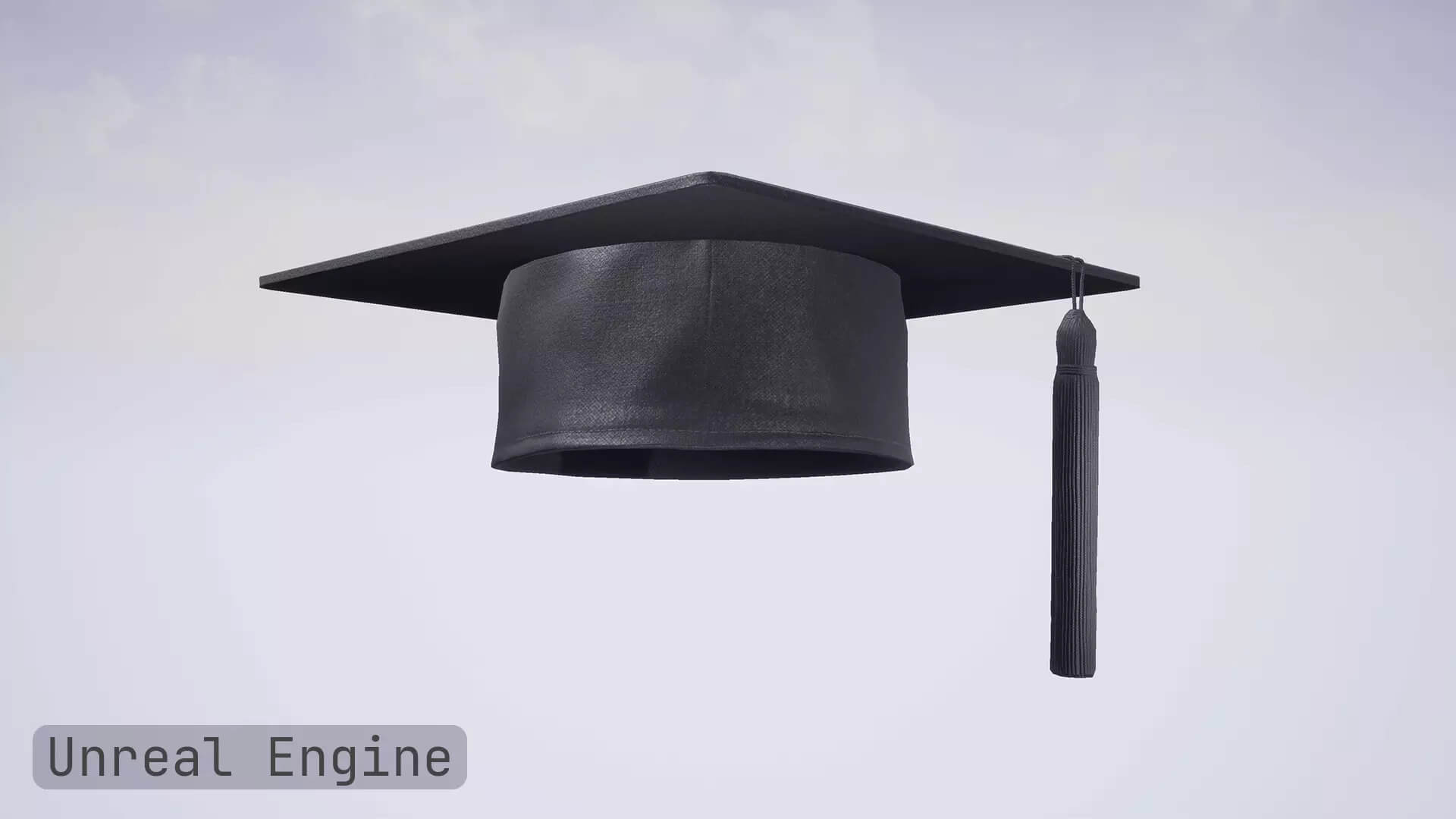 Academic Graduation Hat Mortarboard Low Poly PBR 3D Model 3D Model