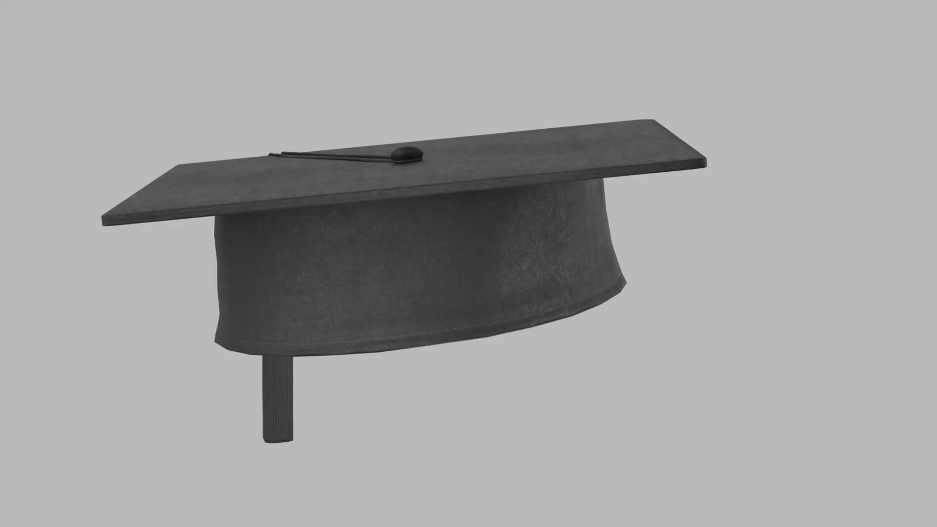 Academic Graduation Hat Mortarboard Low Poly PBR 3D Model 3D Model