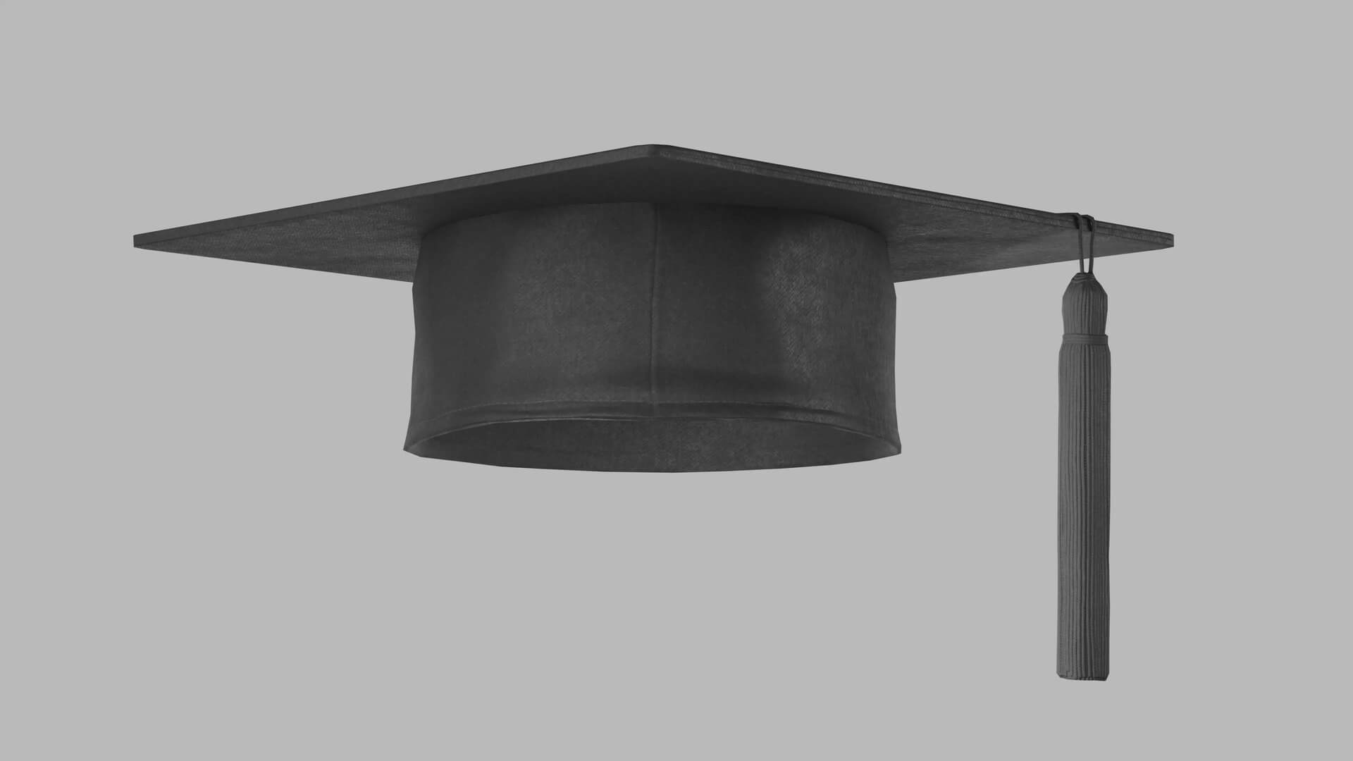 Academic Graduation Hat Mortarboard Low Poly PBR 3D Model 3D Model