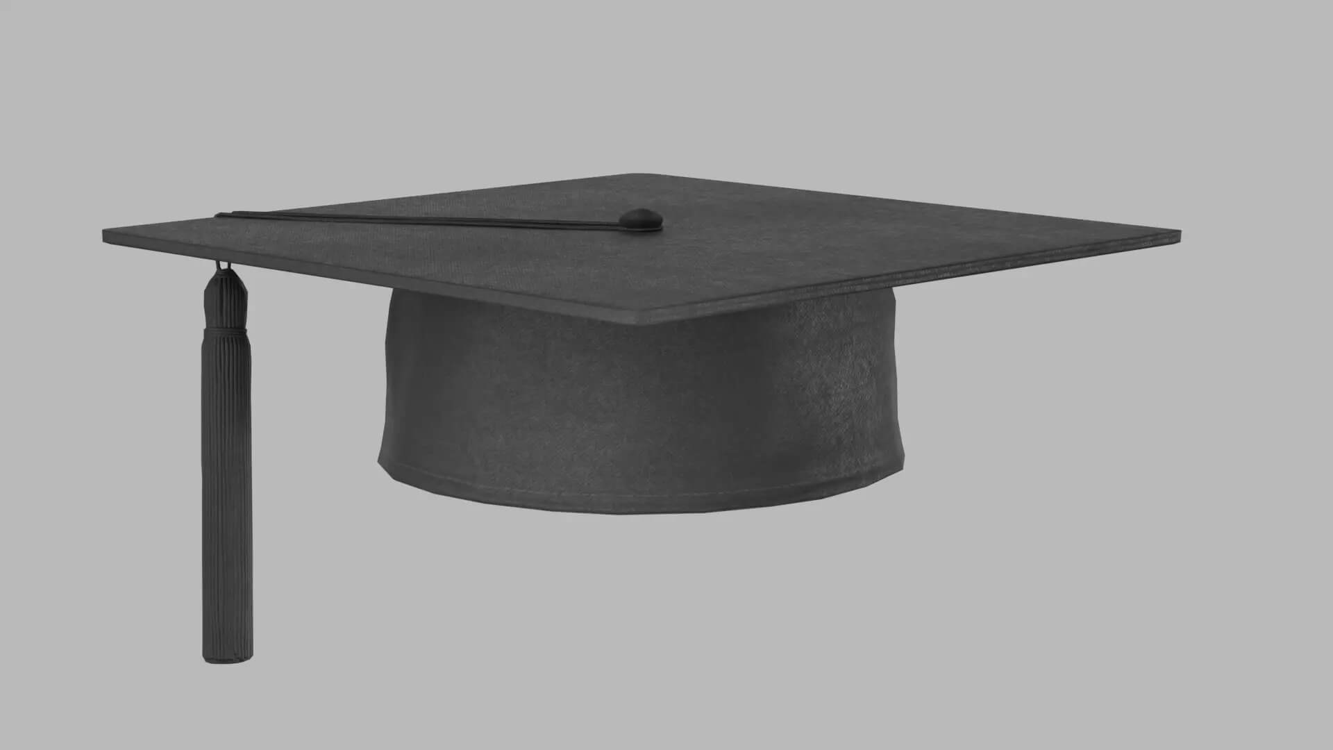 Academic Graduation Hat Mortarboard Low Poly PBR 3D Model 3D Model