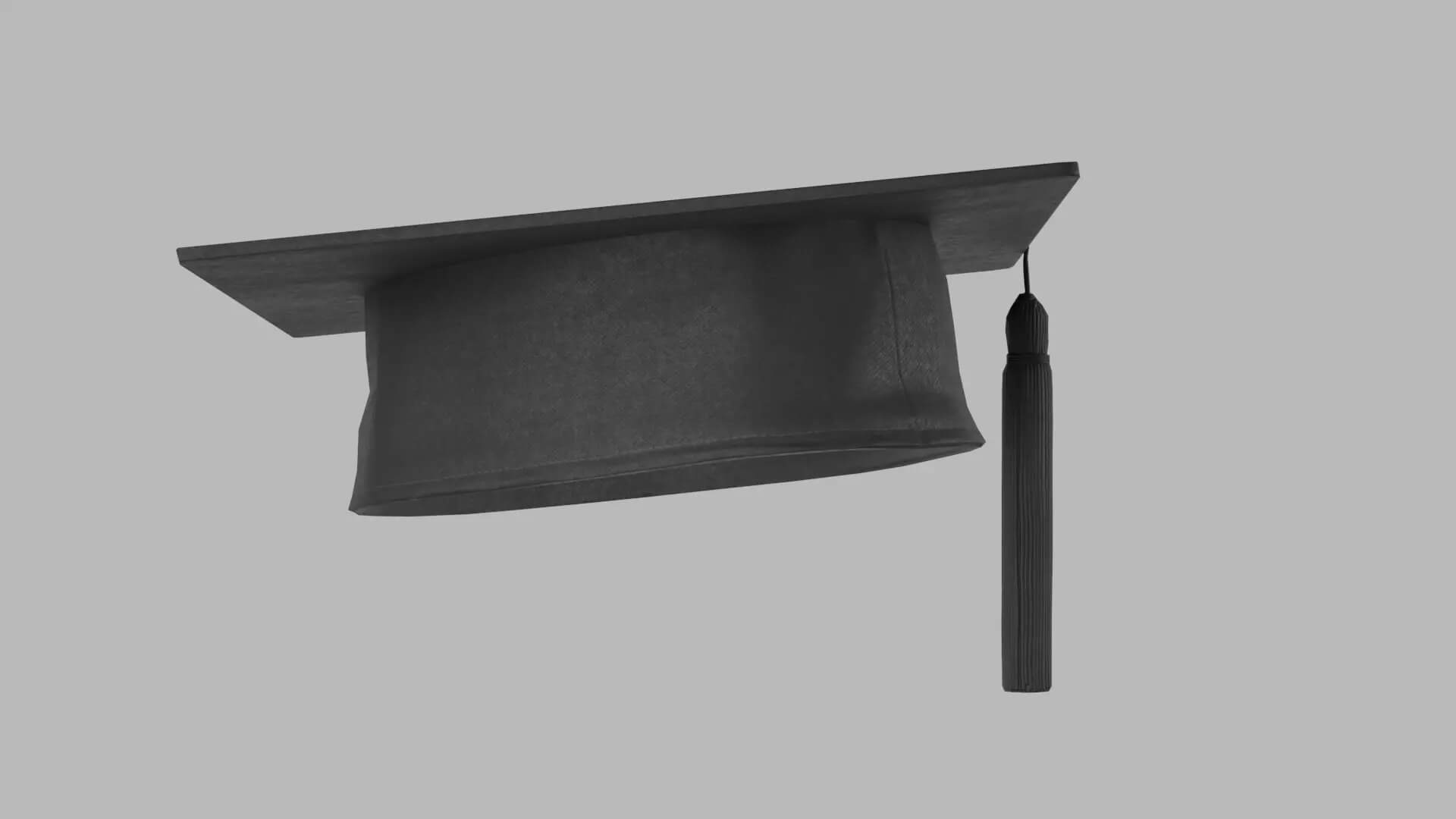 Academic Graduation Hat Mortarboard Low Poly PBR 3D Model 3D Model