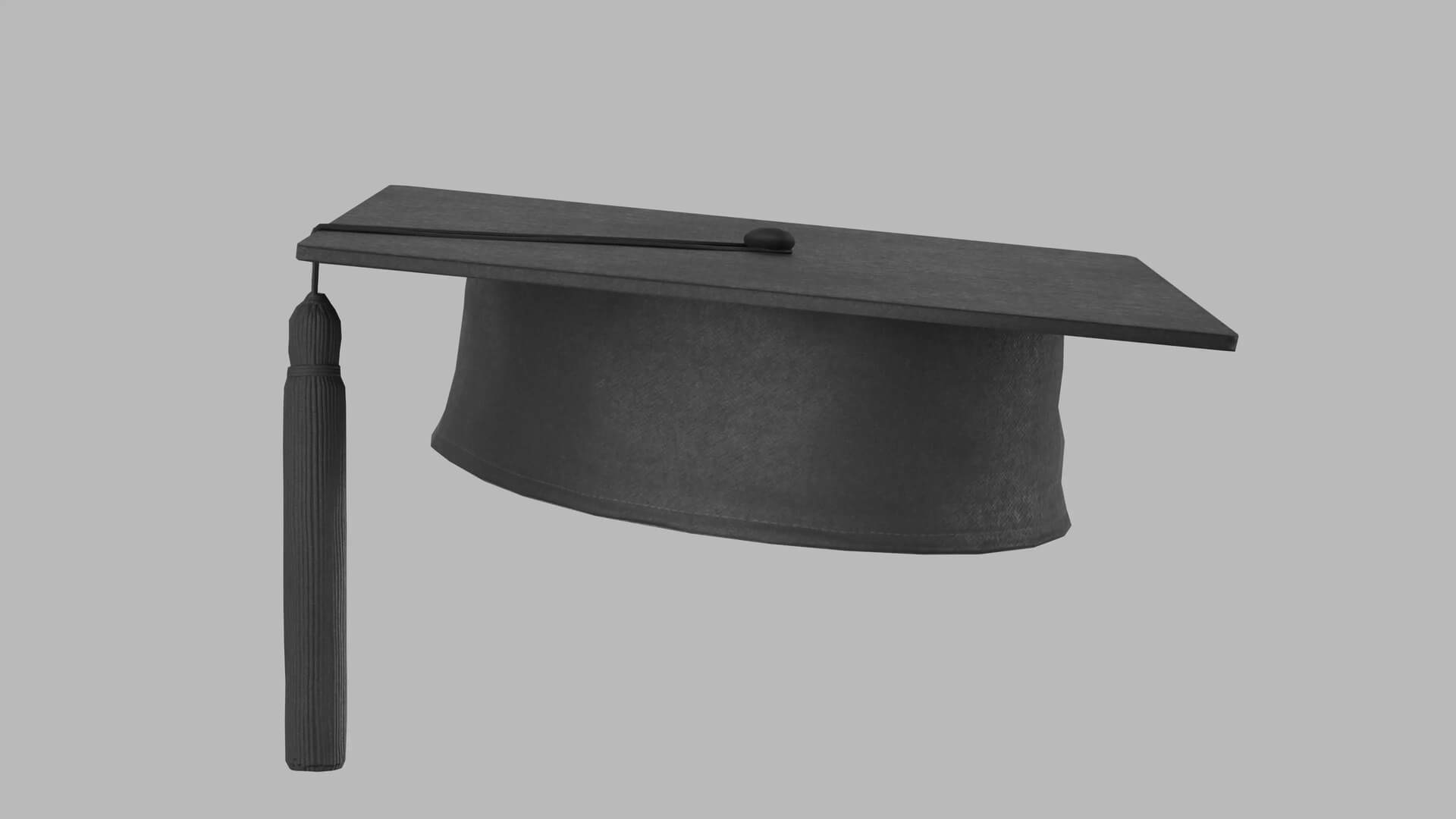 Academic Graduation Hat Mortarboard Low Poly PBR 3D Model 3D Model