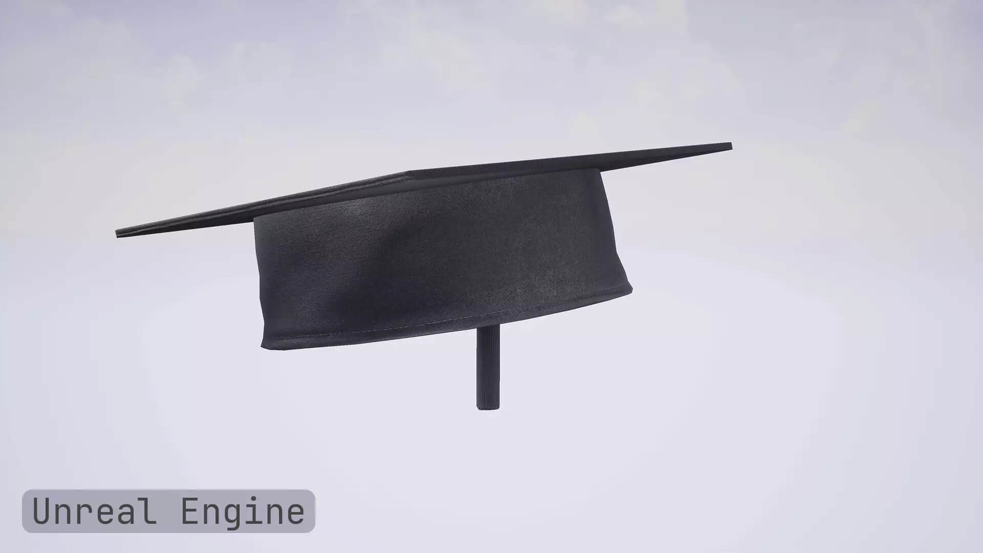 Academic Graduation Hat Mortarboard Low Poly PBR 3D Model 3D Model