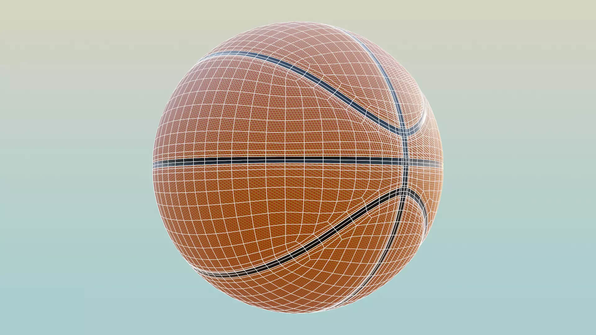 Basketball Ball - Realistic Low-Poly PBR 3D Model 3D Model