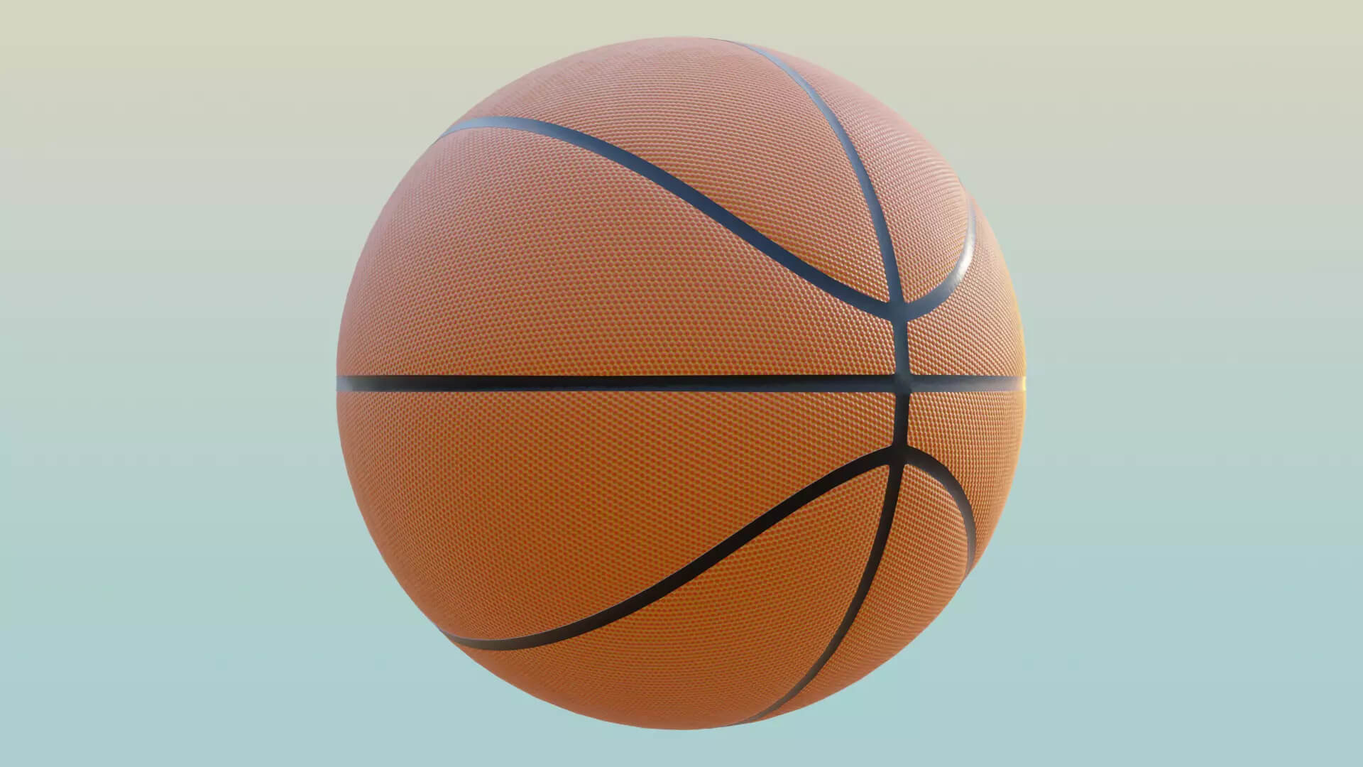 Basketball Ball - Realistic Low-Poly PBR 3D Model 3D Model