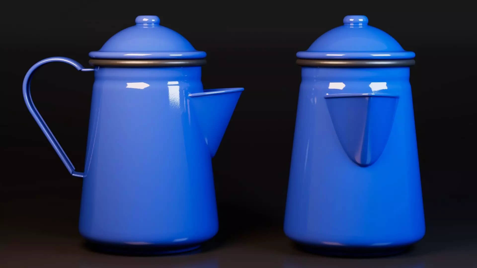 Coffee Pot - Low-Poly PBR 3D Model 3D Model