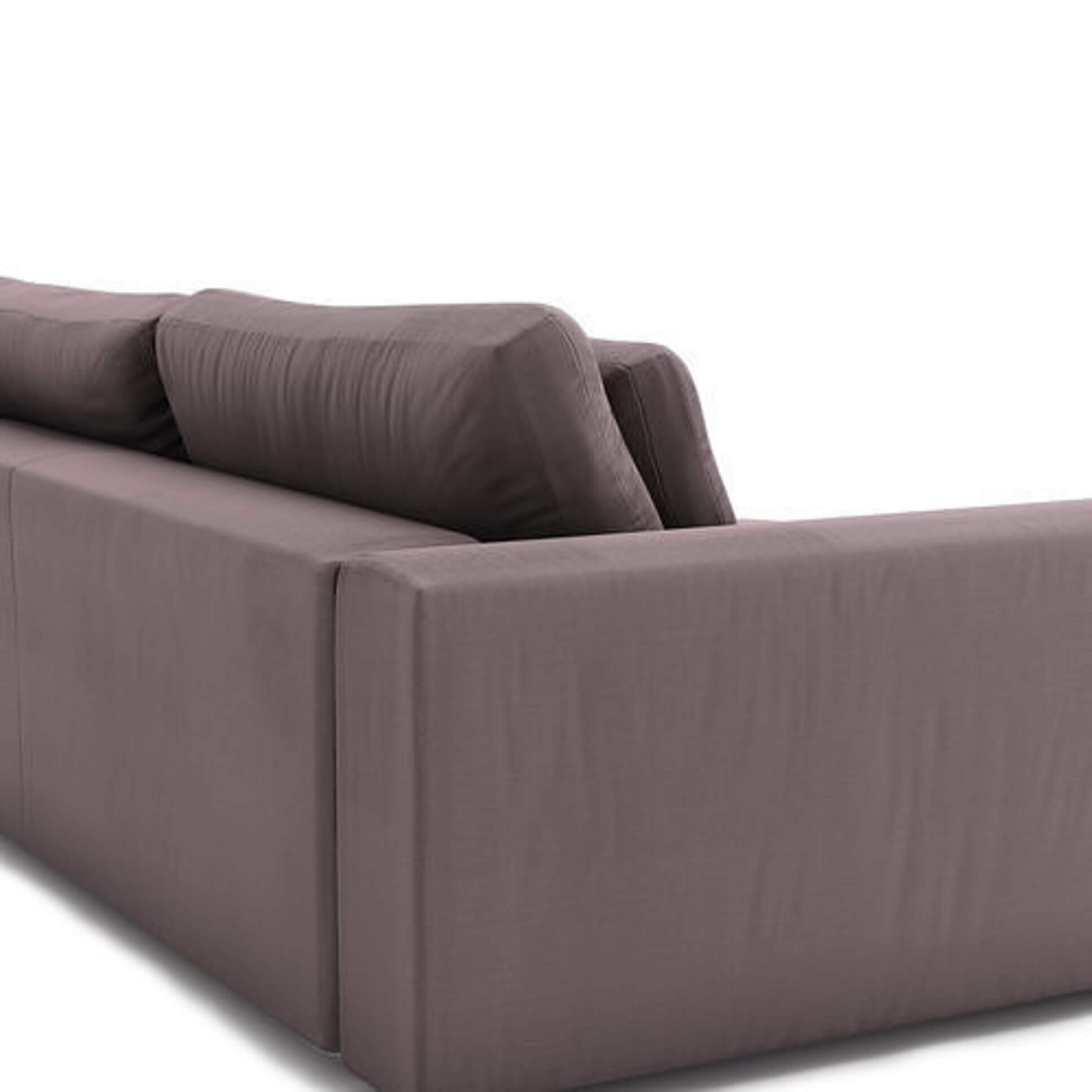 Mirabel Pewter Fabric Sofa - Low-Poly PBR 3D Model 3D Model