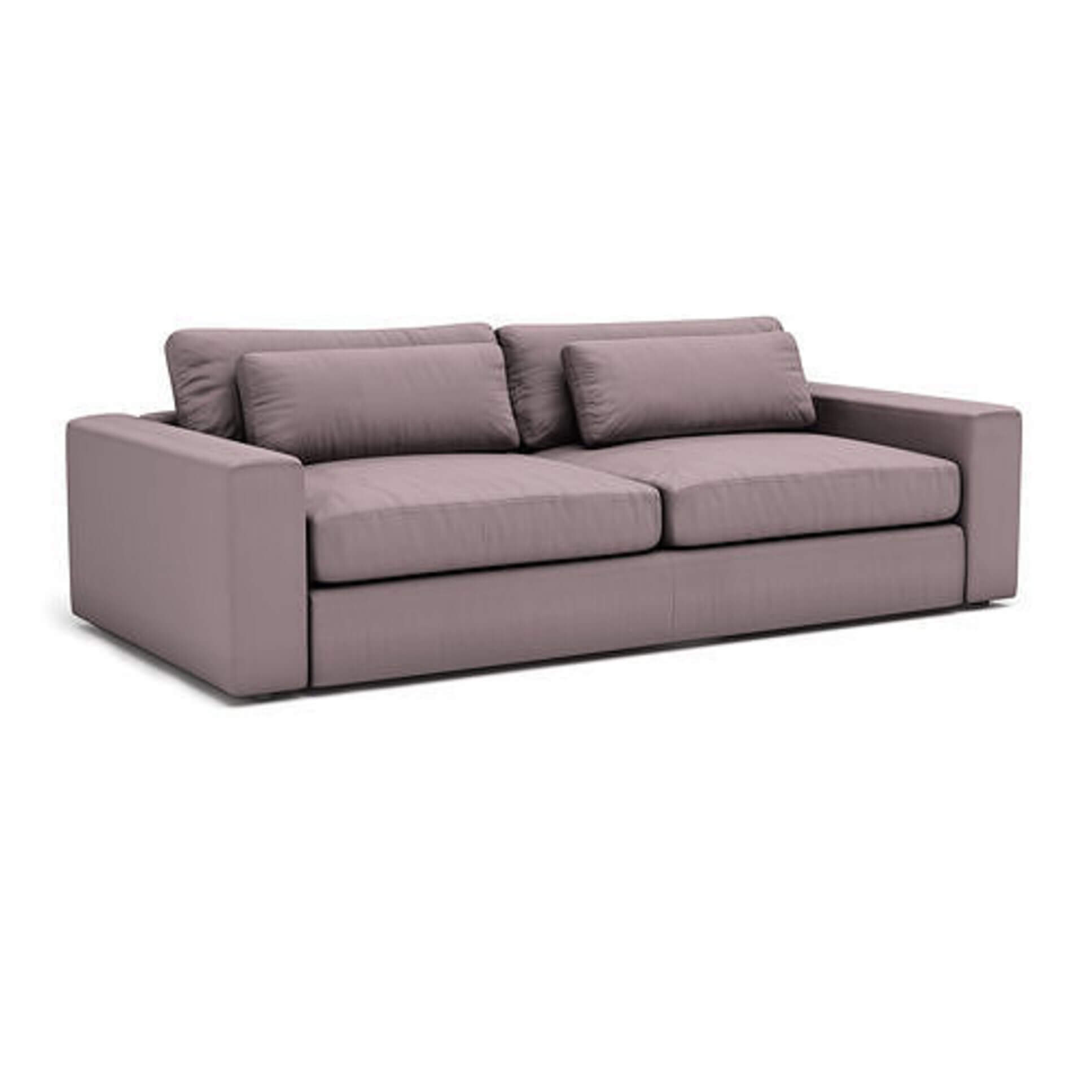 Mirabel Pewter Fabric Sofa - Low-Poly PBR 3D Model 3D Model