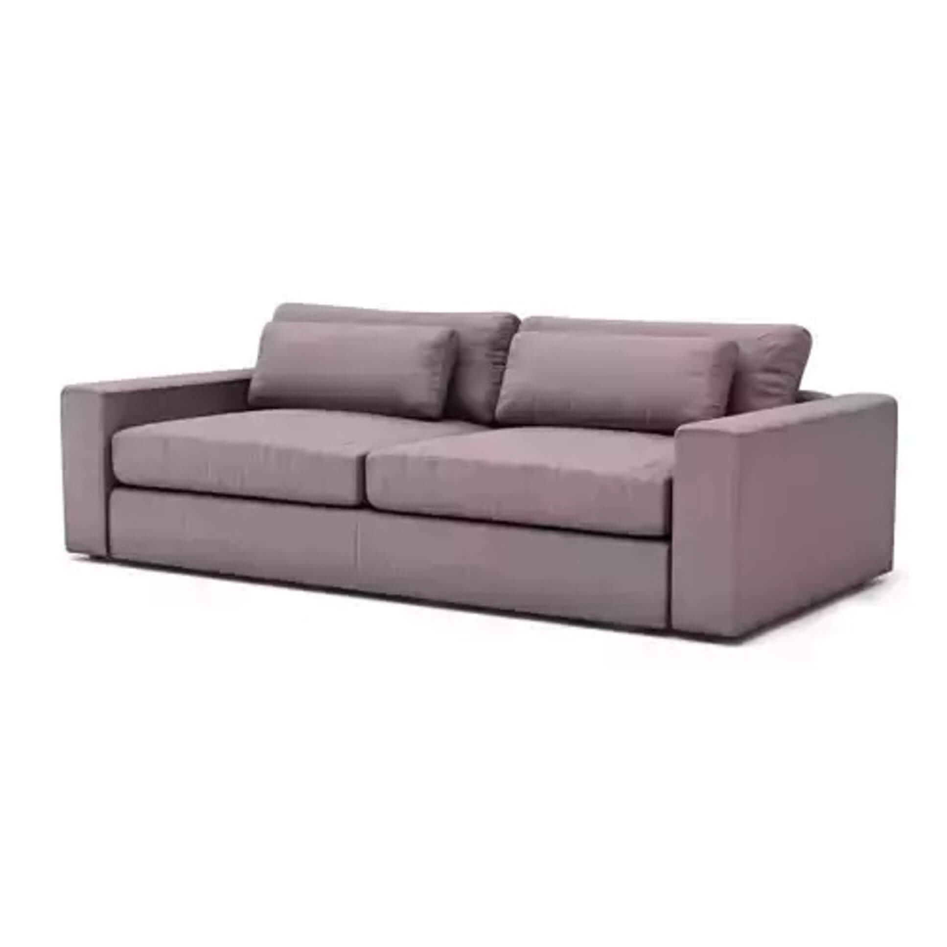 Mirabel Pewter Fabric Sofa - Low-Poly PBR 3D Model 3D Model