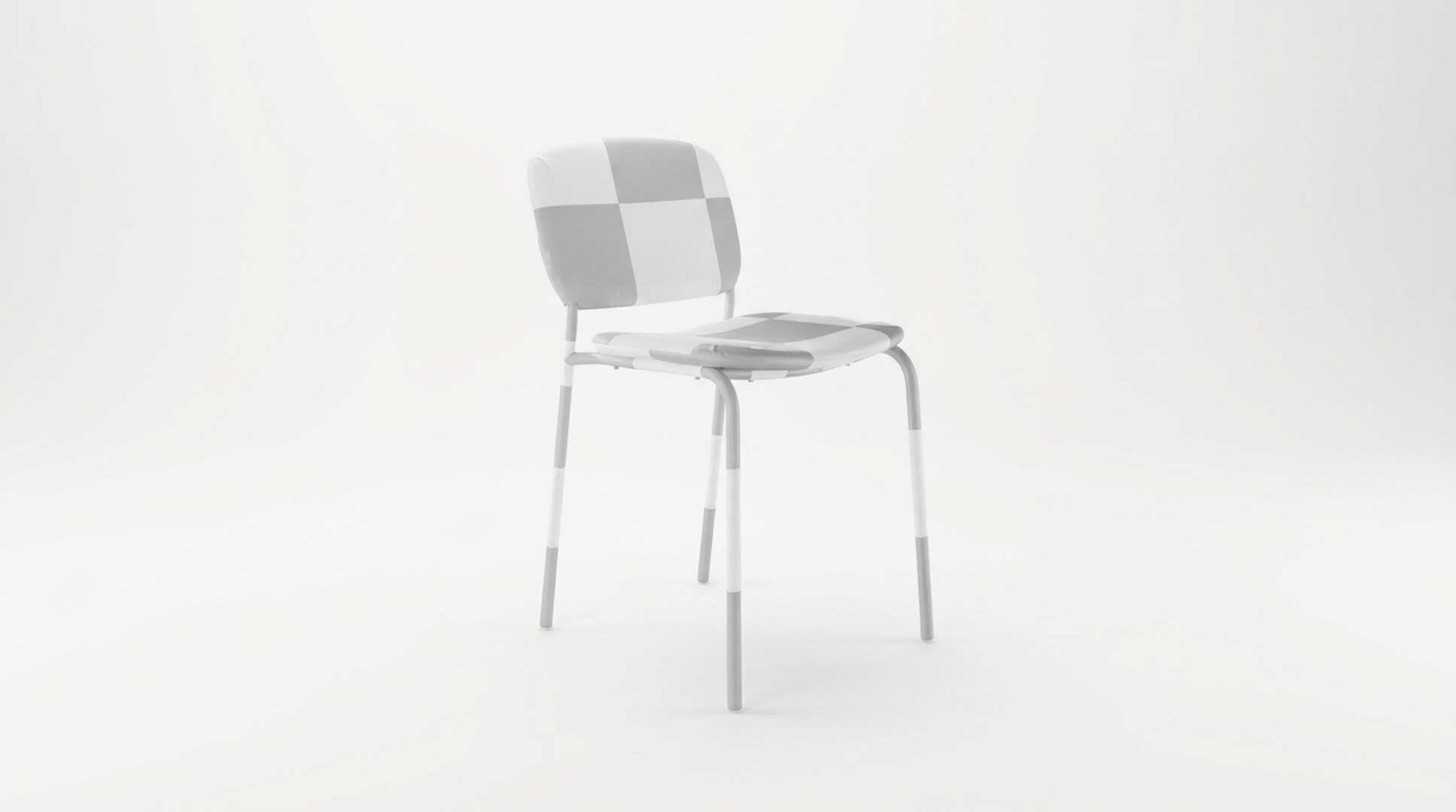 Modern Green PBR Chair Minimalist Dining and Office Accent C 3D Model
