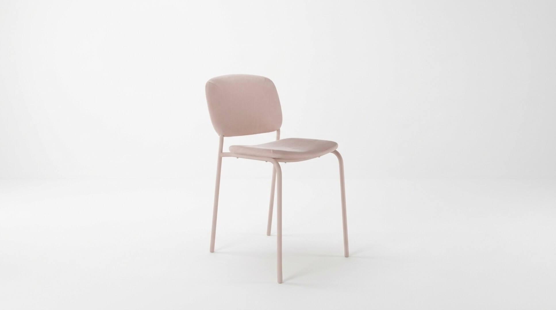 Modern Green PBR Chair Minimalist Dining and Office Accent C 3D Model