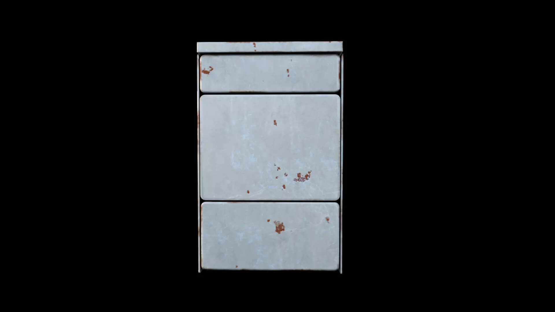 Old Electric Stove &amp Oven - Weathered PBR Low-Poly 3D Mo 3D Model