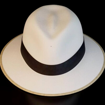 Realistic Cloth Fedora Hat (PBR 3D Model)