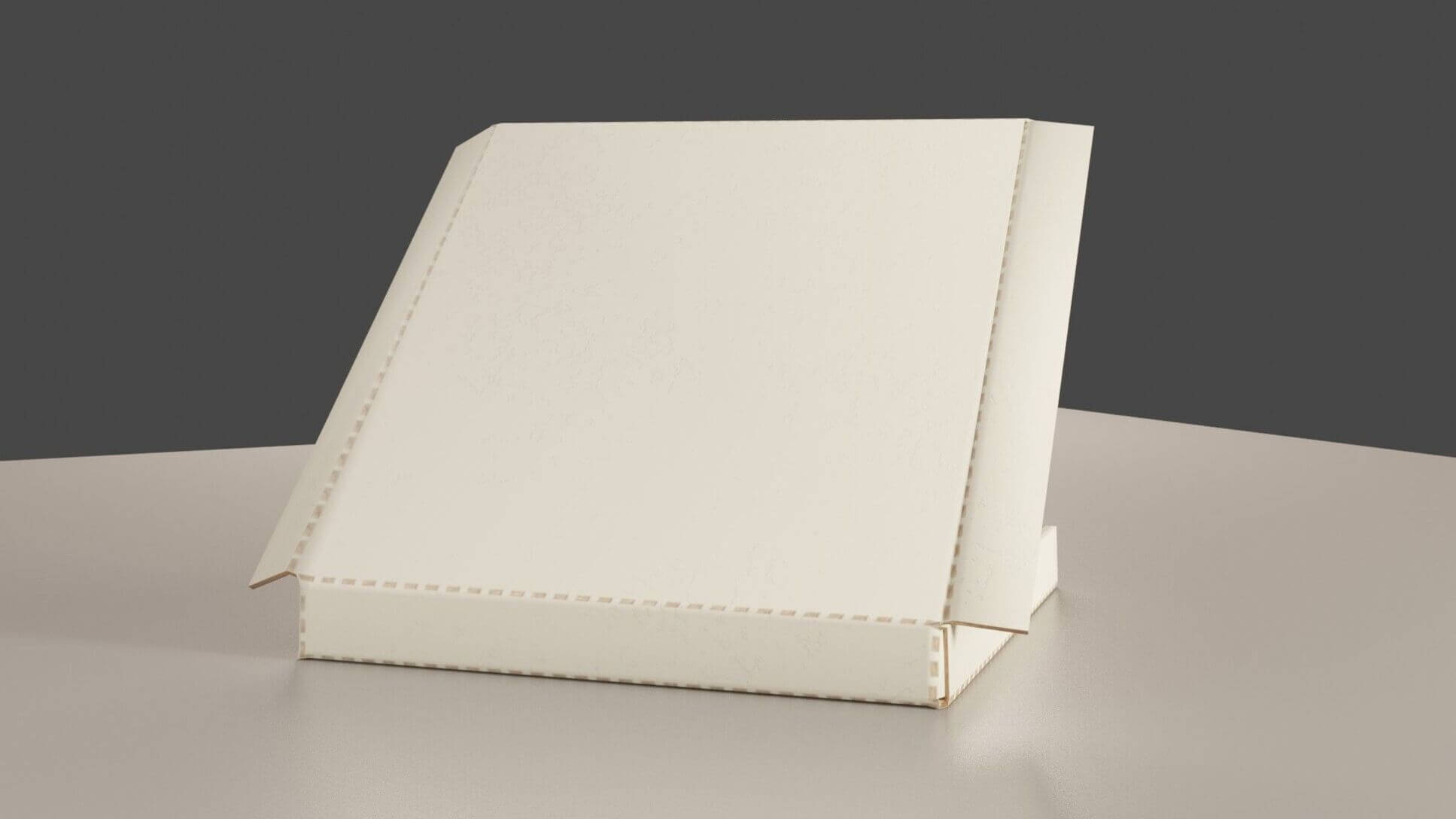 Rigged Folding Pizza Box 12-Inch - Low-Poly PBR 3D Model 3D Model