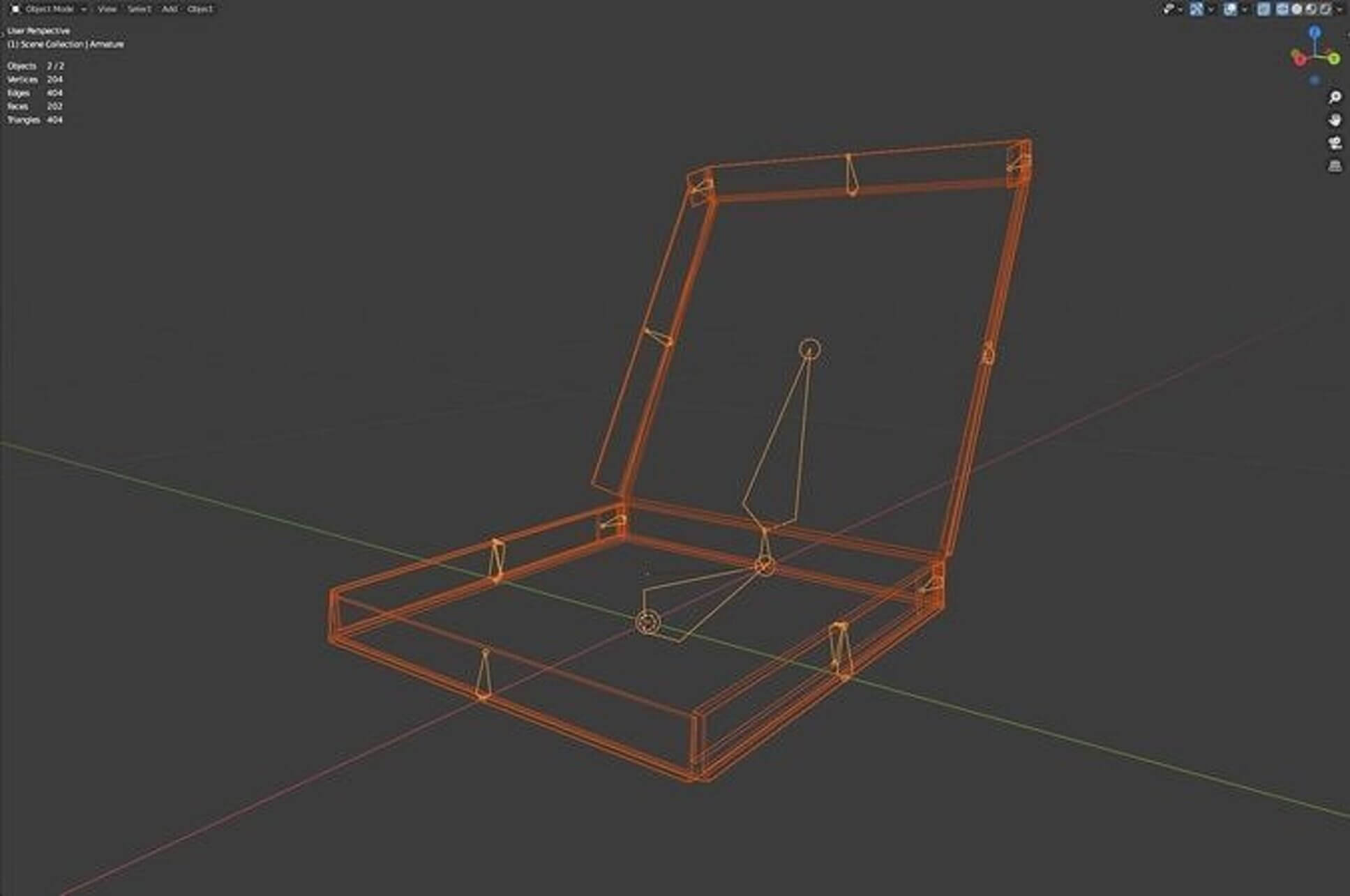 Rigged Folding Pizza Box 12-Inch - Low-Poly PBR 3D Model 3D Model