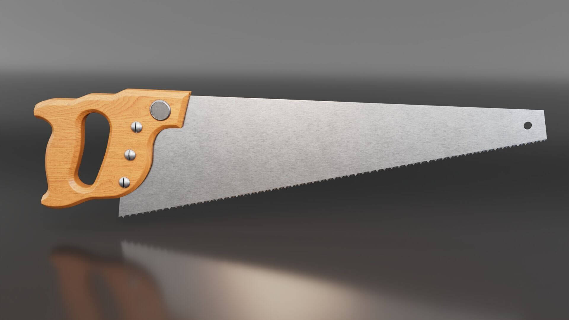 Saw Pack 5 Hand Saws - Low-Poly PBR 3D Model Set 3D Model