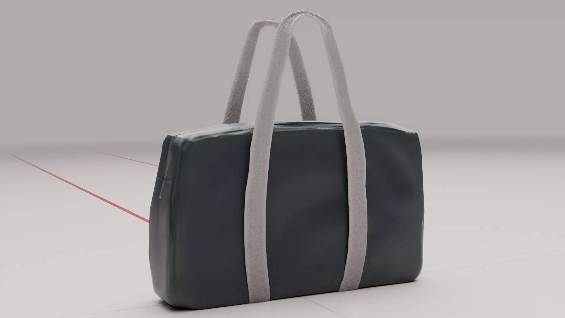 Shoulder Bag Schoolbag Oxford Cloth Handheld Luggage Bag PBR 3D Model