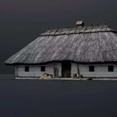 Slavic Peasant Cottage - 16th Century Traditional Rural Hous