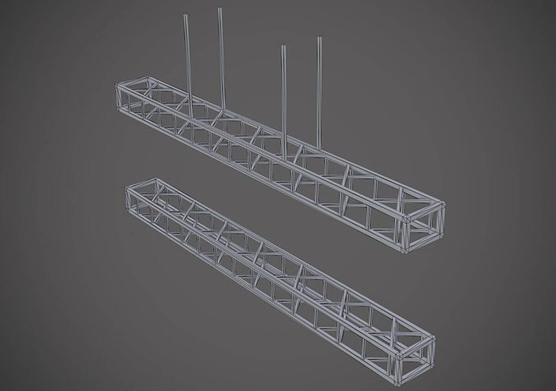 Spotlight and Structure - Low-Poly PBR 3D Model 3D Model