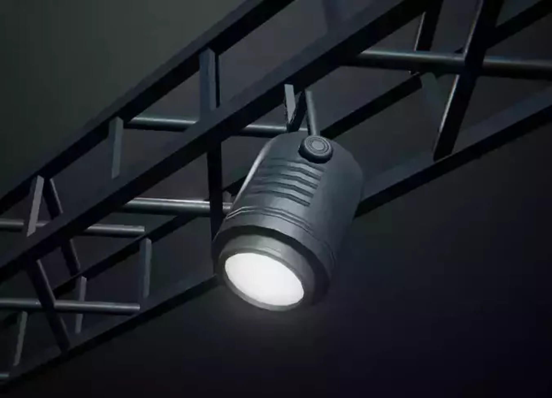 Spotlight and Structure - Low-Poly PBR 3D Model 3D Model