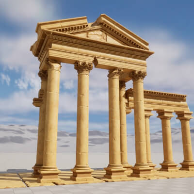 Stylized Ancient Ruins - Modular Environment Pack PBR
