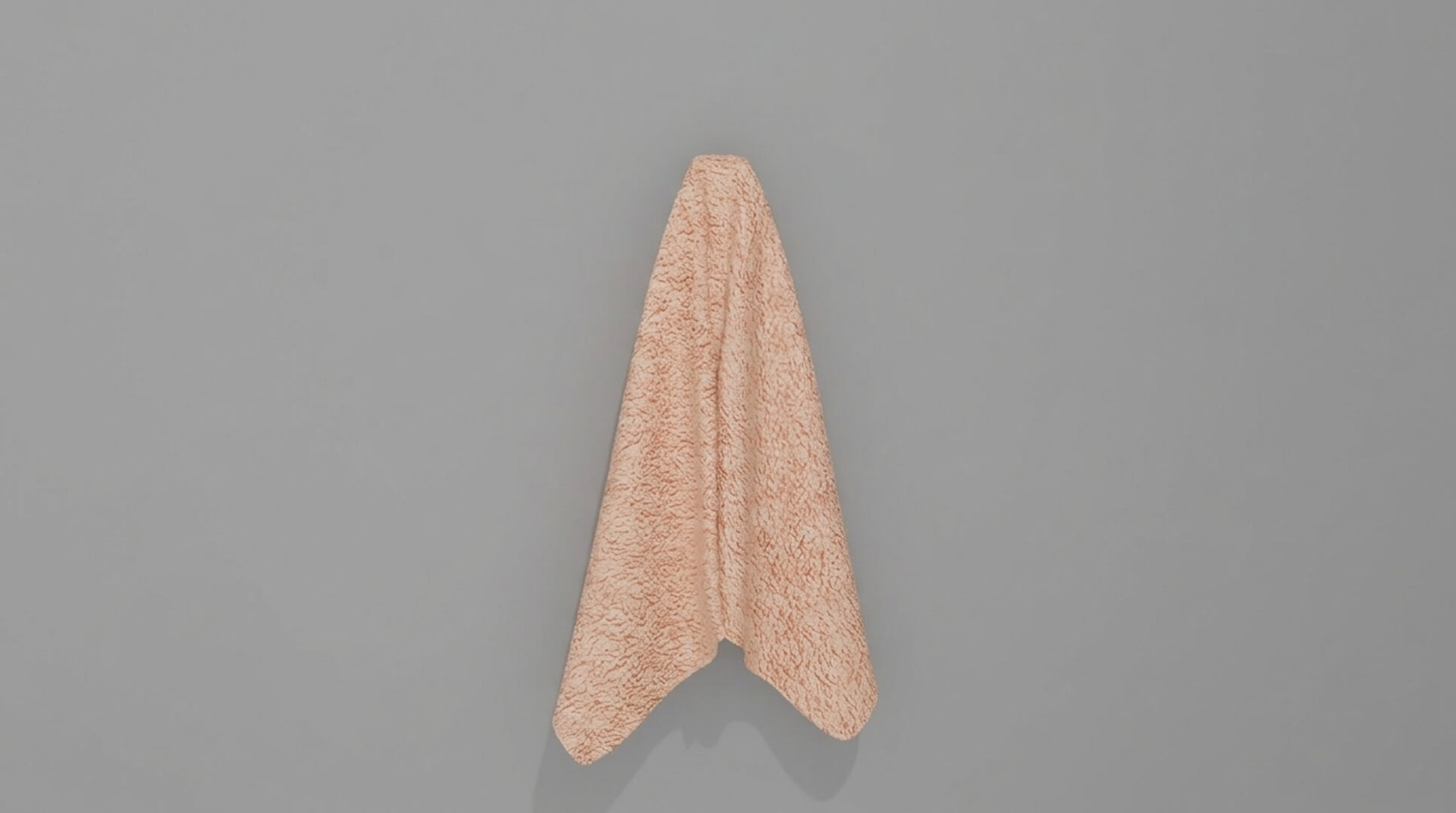 Towels Set Towel Hanging on Wall PBR 3D Model 3D Model