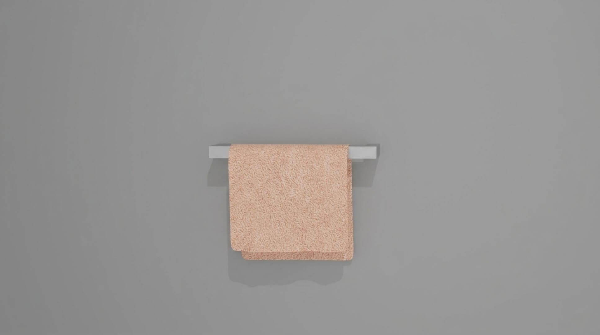 Towels Set Towel Hanging on Wall PBR 3D Model 3D Model