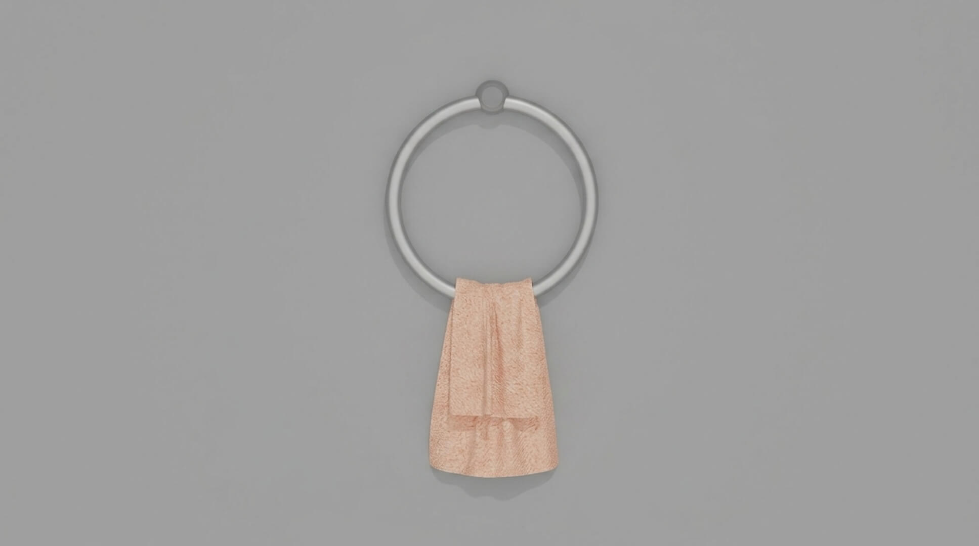 Towels Set Towel Hanging on Wall PBR 3D Model 3D Model