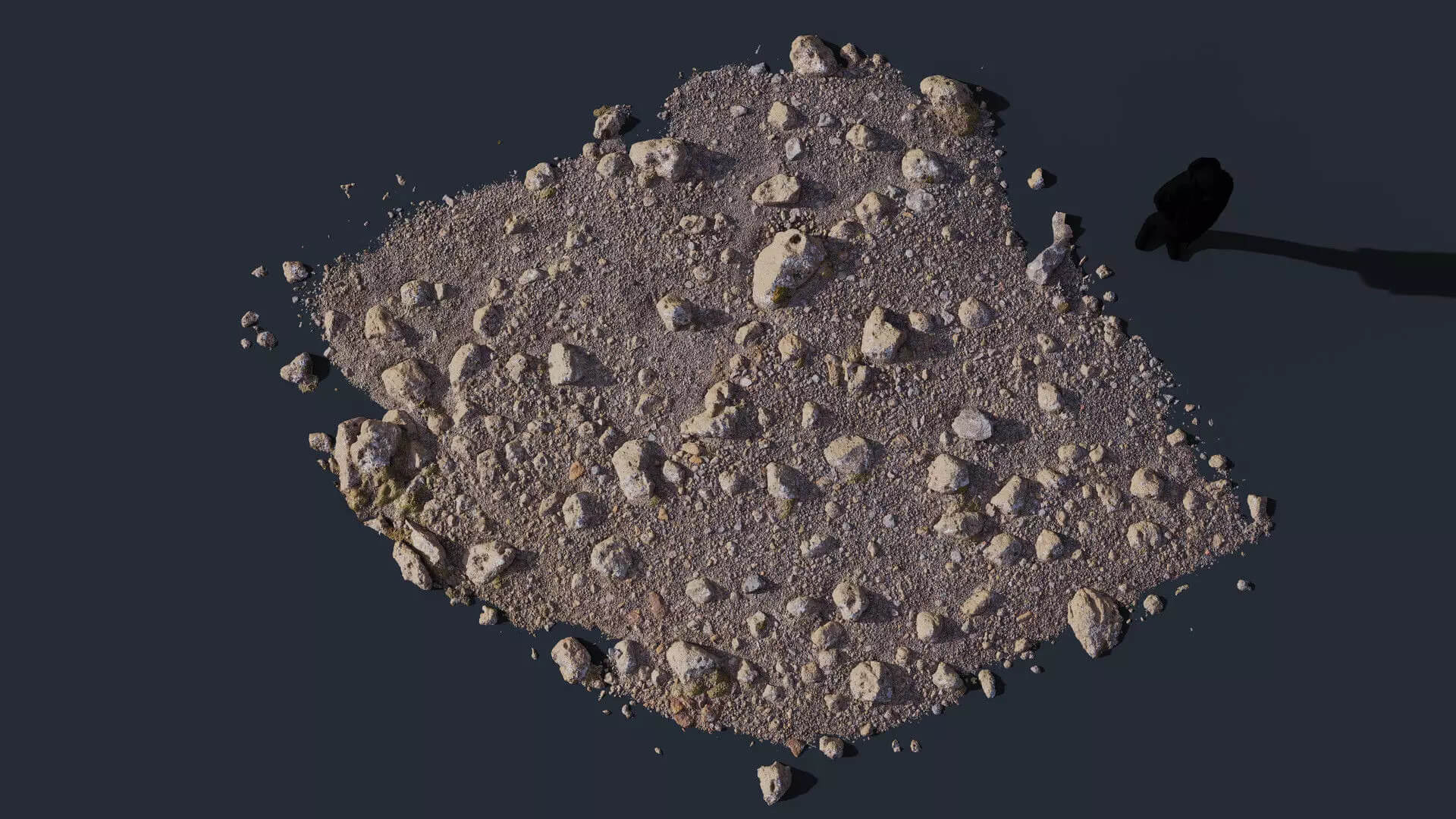 Volcanic Rocky Ground 8K Photogrammetry PBR Scan 3D Model 3D Model