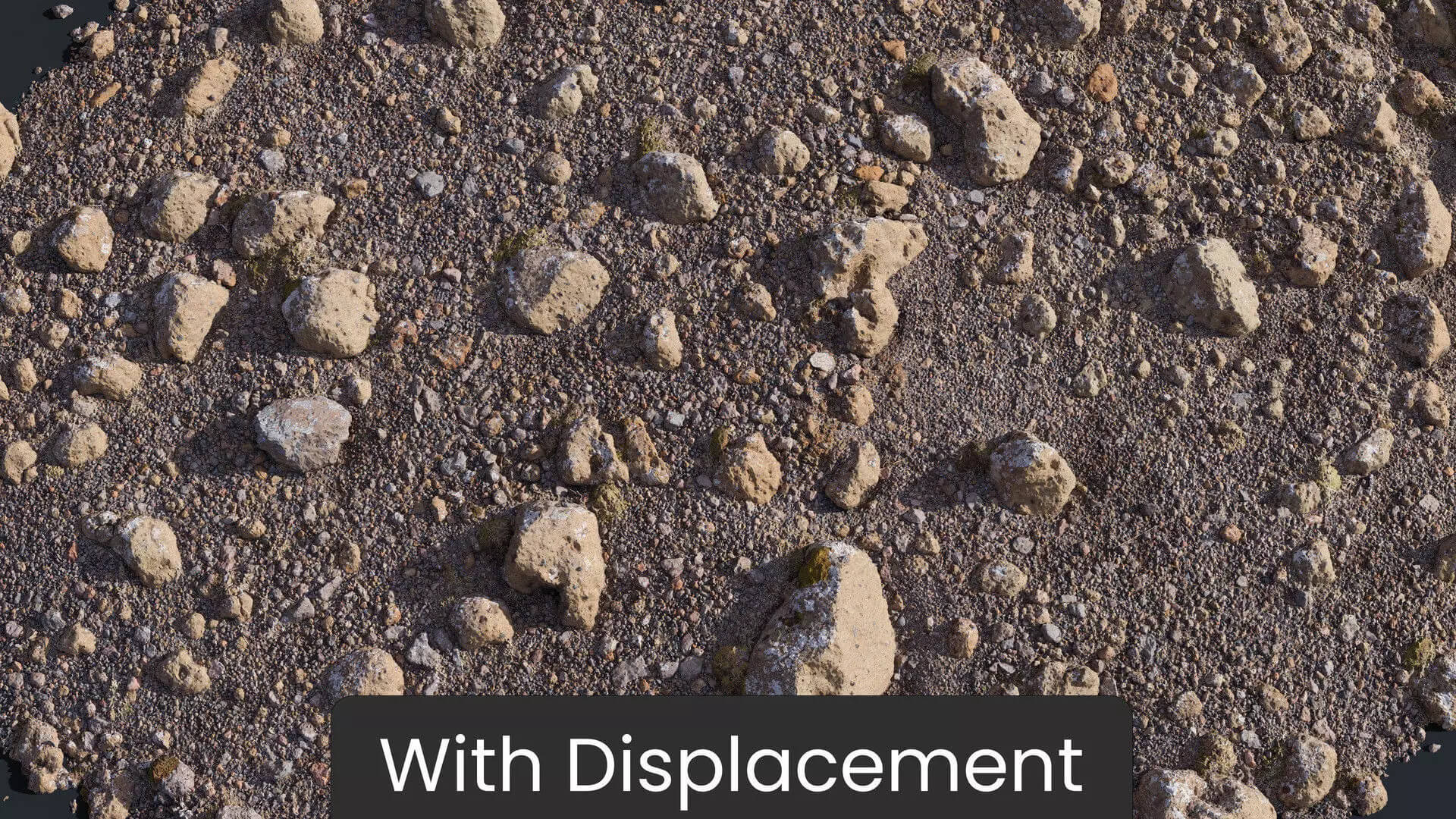 Volcanic Rocky Ground 8K Photogrammetry PBR Scan 3D Model 3D Model