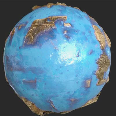 Blue Sea Rocks PBR 4K Texture