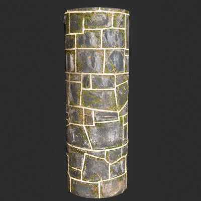 Moss Decorative Stone Wall