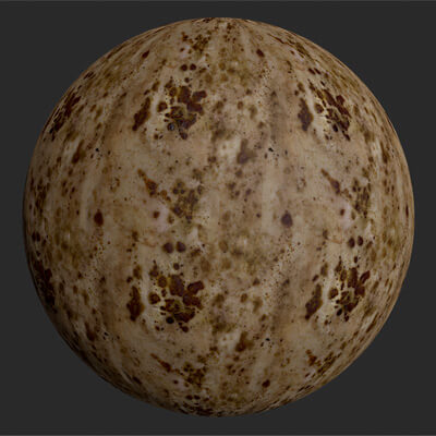 Rotten Animal Skin 4K PBR Texture