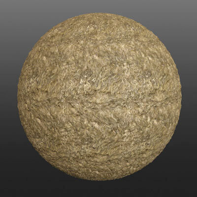 Sheep Fur 4K PBR Texture