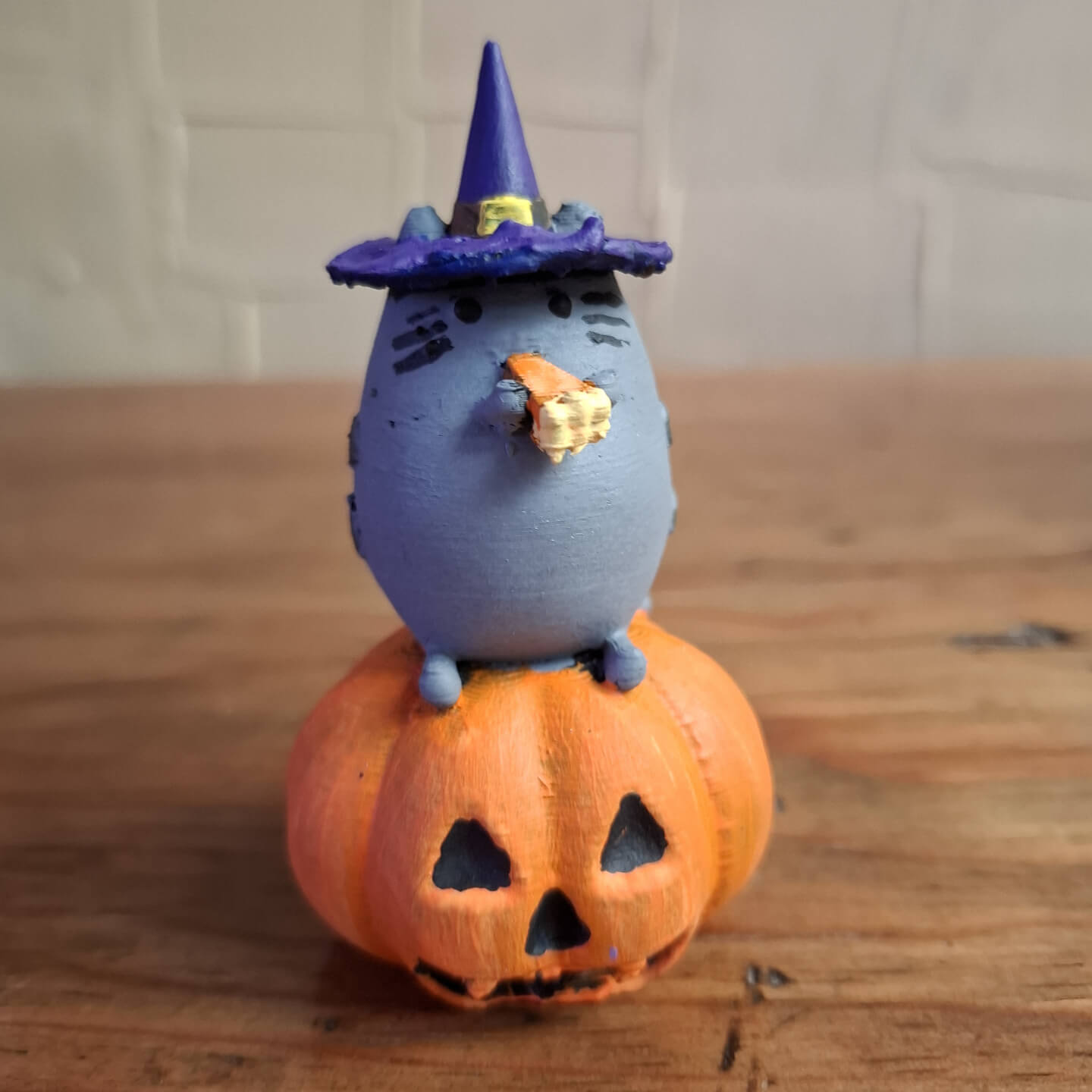 Pusheen Eating Pumpkin Pie 3D Render, Digital Artwork by PaburoVIII