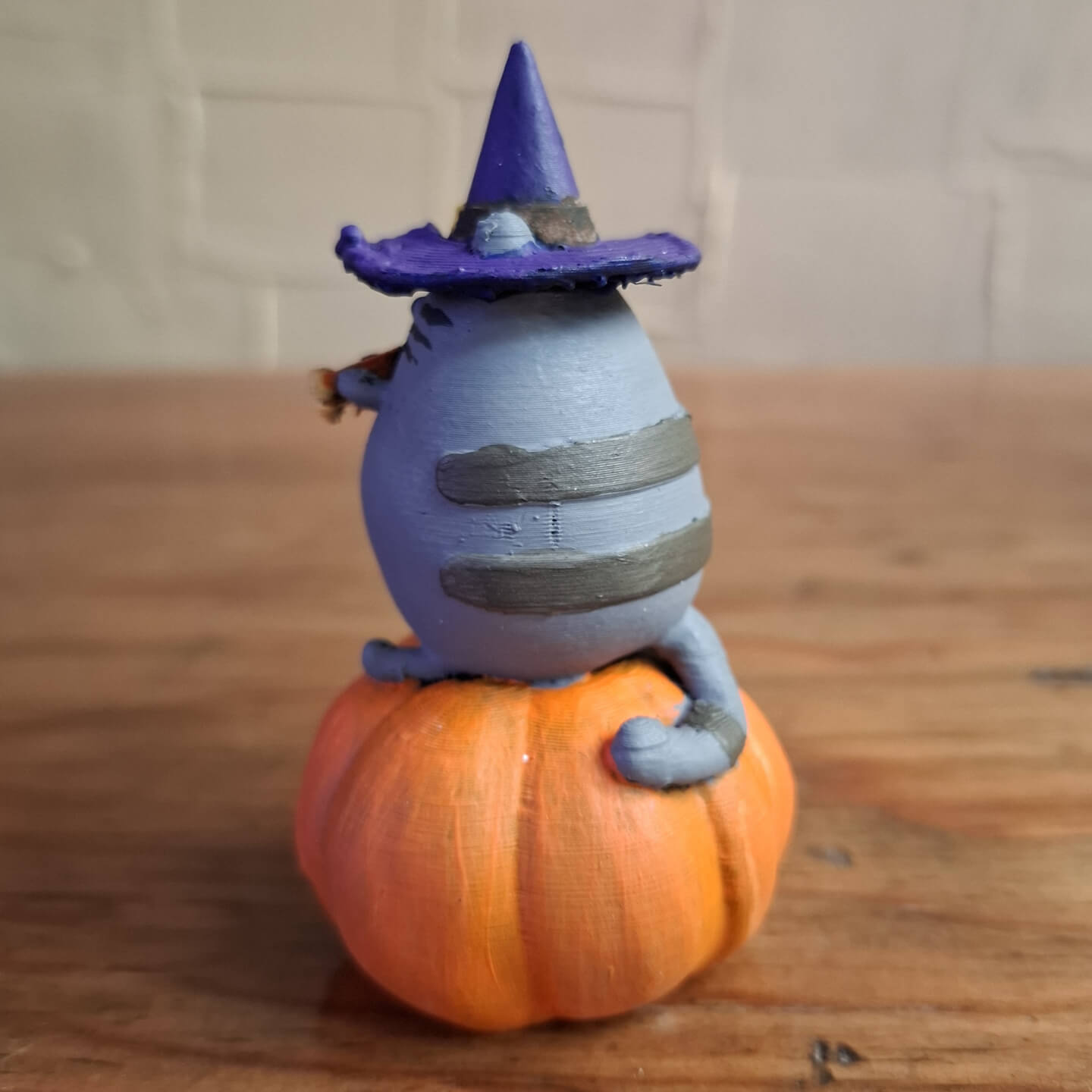 Pusheen Eating Pumpkin Pie 3D Render, Digital Artwork by PaburoVIII