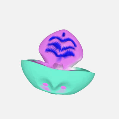 Seashell Holder Mobile 3D Model 3D Model