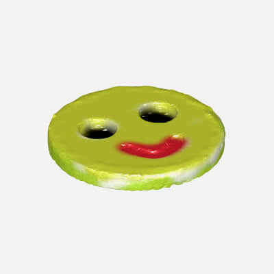 Smiley Emoji 3D Model 3D Model