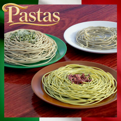 HD Pastas Food Props