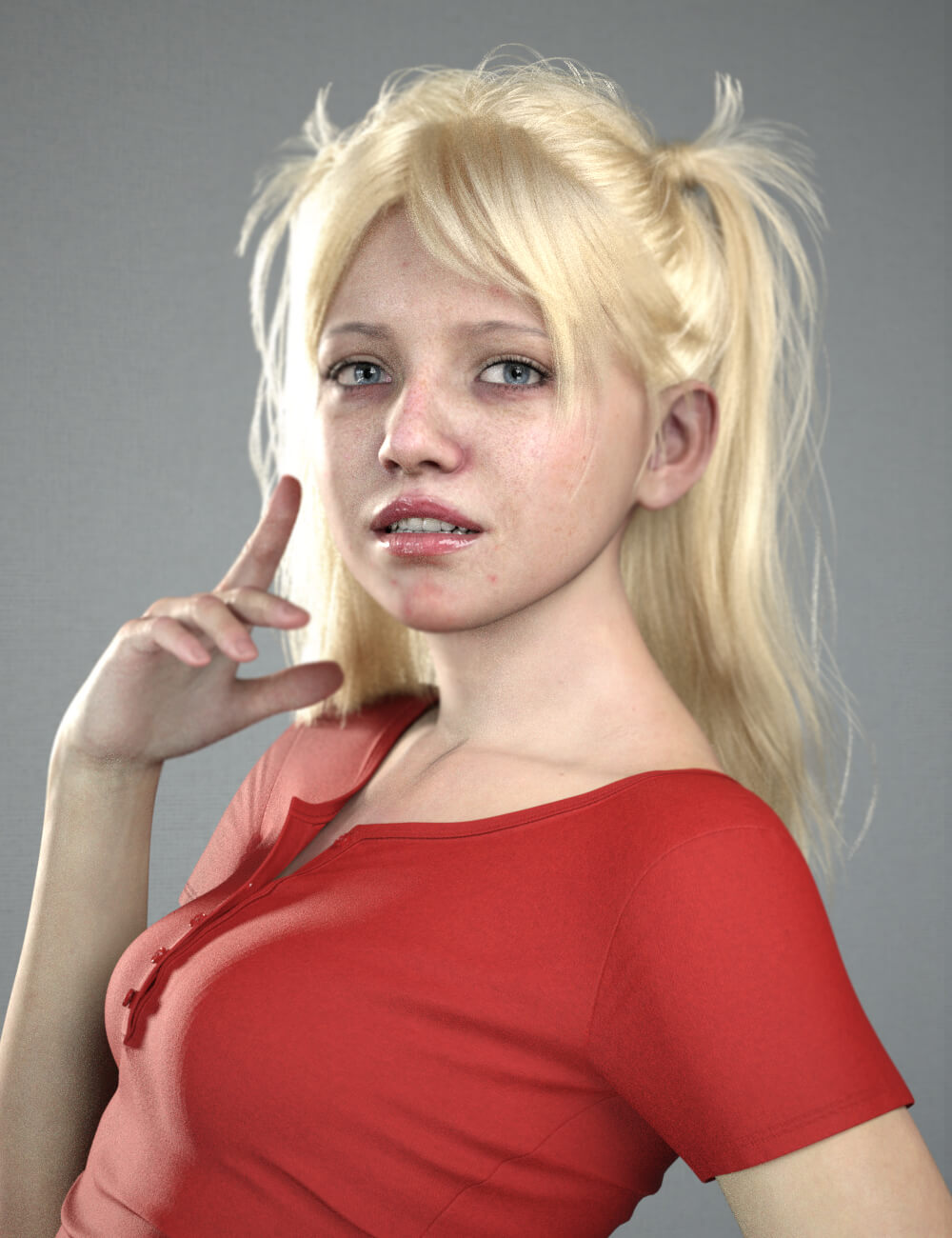 PP Anielka for Genesis 9 3D Render, Digital Artwork by PeppesModels