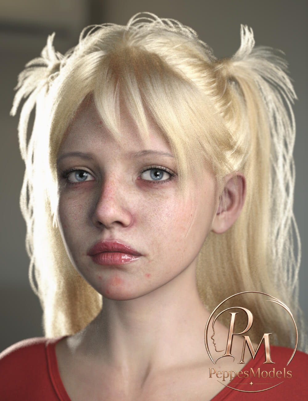 PP Anielka for Genesis 9 3D Render, Digital Artwork by PeppesModels