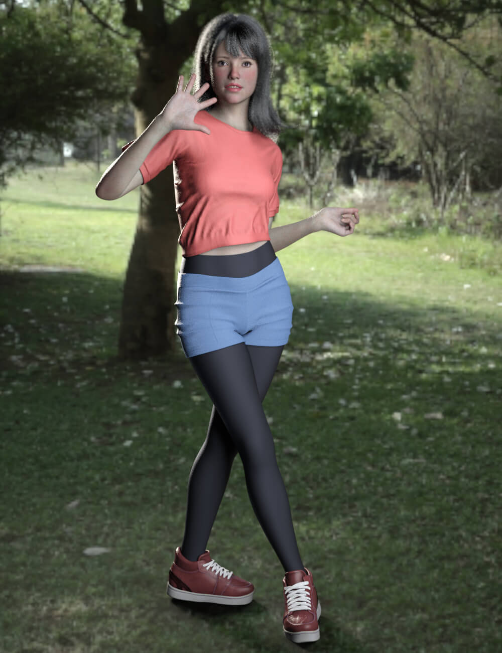 PP Carolina for Genesis 9 3D Render, Digital Artwork by PeppesModels