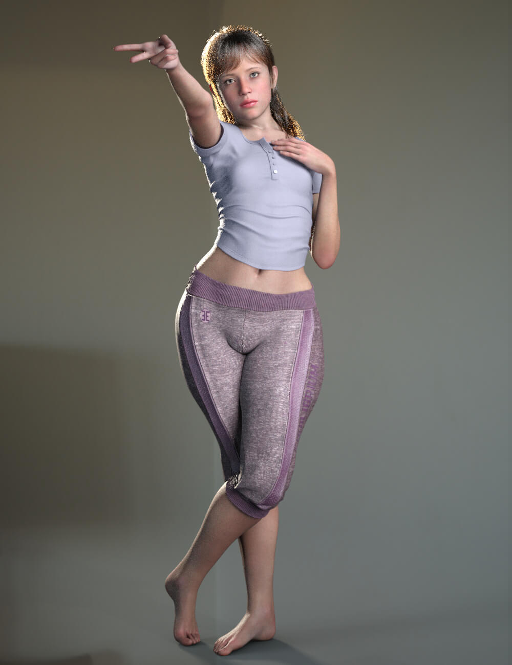 PP Esperanza for Genesis 9 3D Render, Digital Artwork by PeppesModels