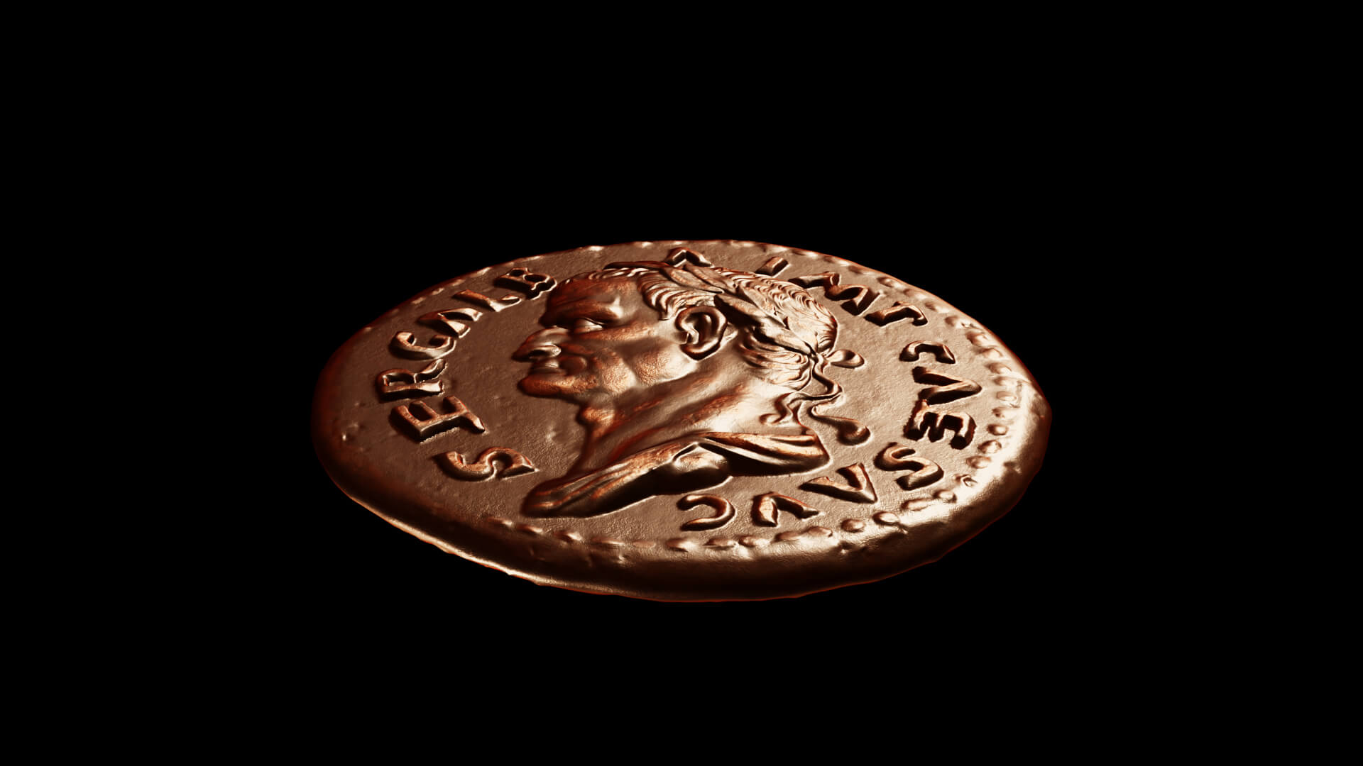 Galba Coin Printable 3D Model