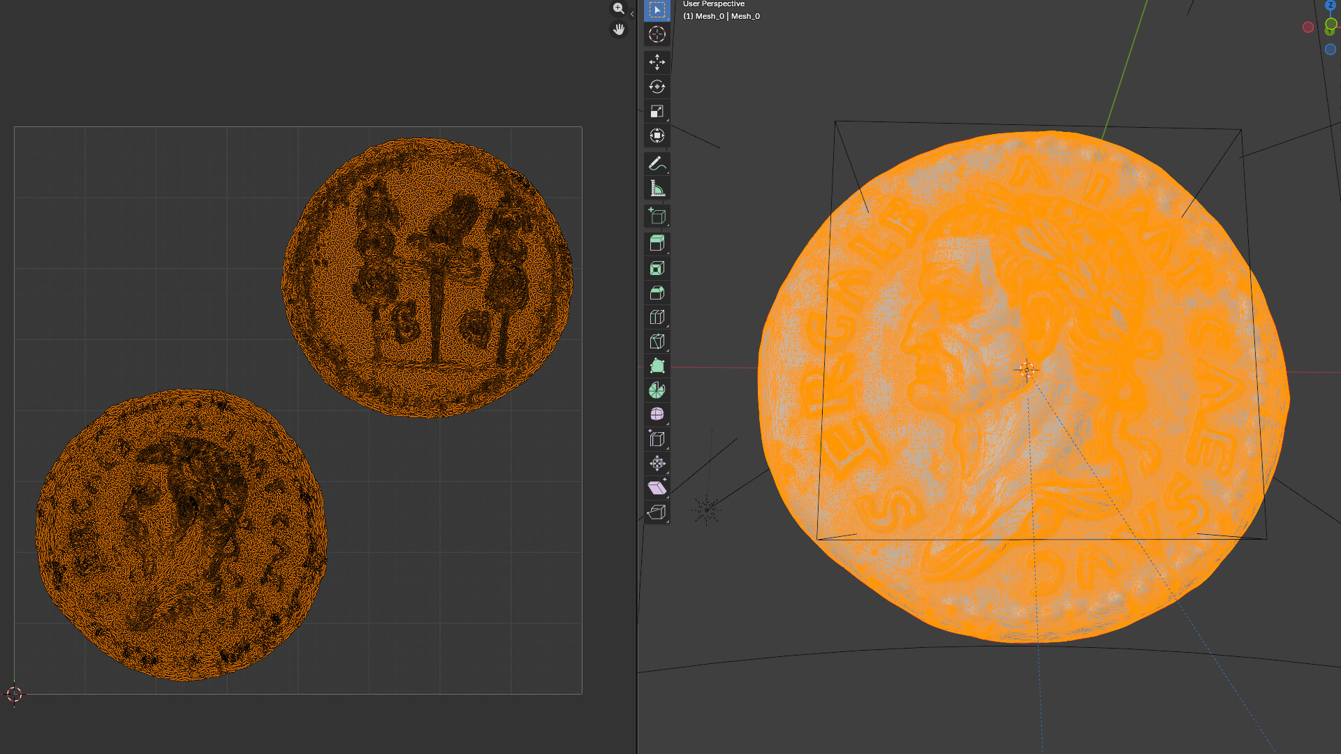 Galba Coin Printable 3D Model