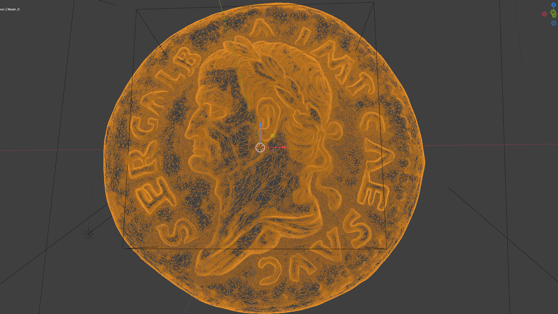 Galba Coin Printable 3D Model