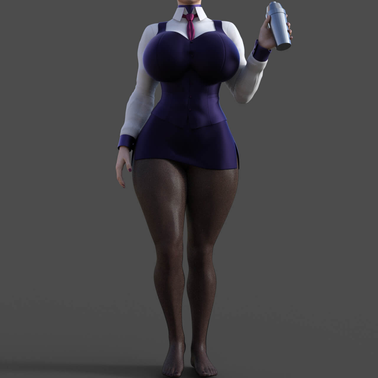 Cute Bartender Outfit for Genesis 8 Female Daz Content